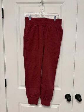 CAbi Maroon Jogger Sweatpants